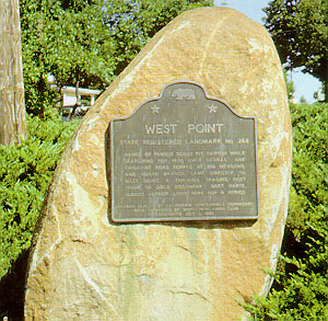 West Point: Stone Monument